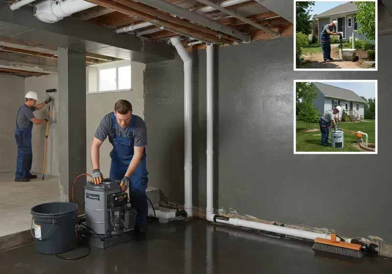 Basement Waterproofing and Flood Prevention process in Custer County, OK